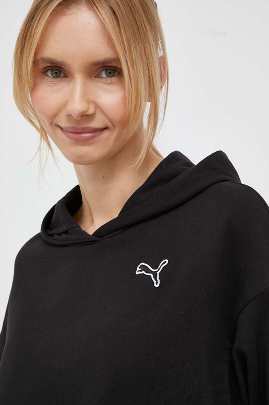 Хлопковая толстовка Puma, черный
Хлопковая толстовка Puma, черный