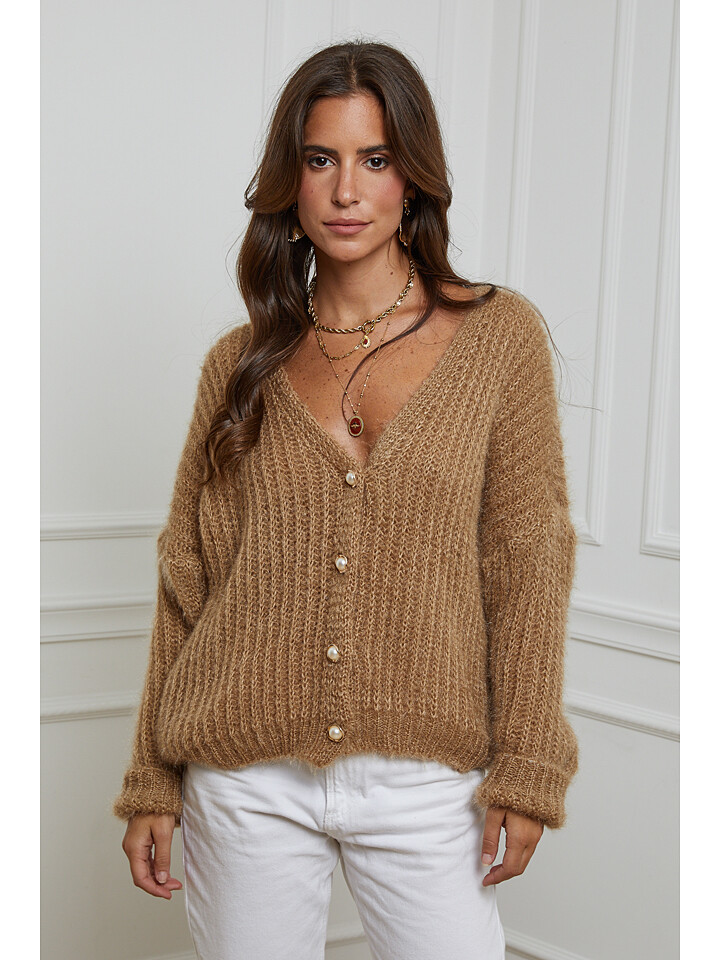 Кардиган L'armoire de Suzette, кэмел
Кардиган L'armoire de Suzette, кэмел