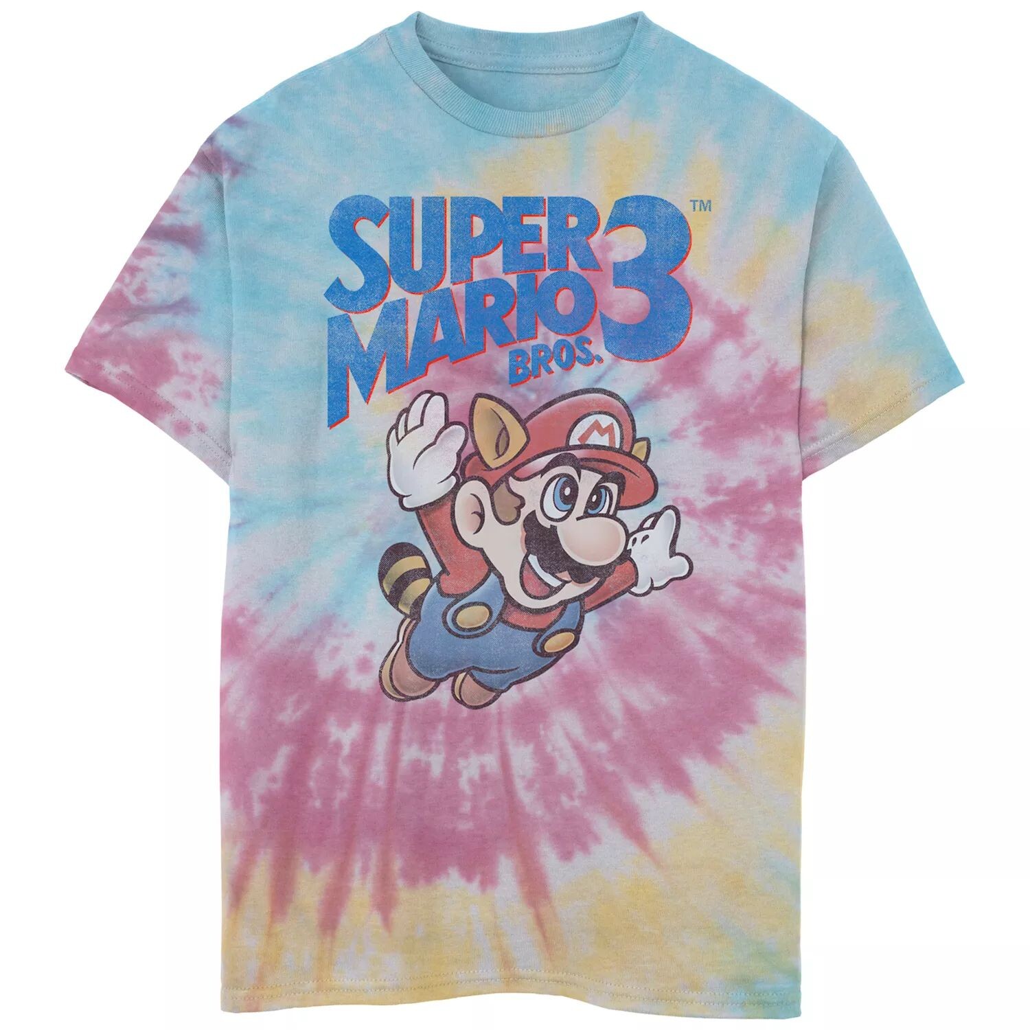 Футболка с обложкой тай-дай для мальчиков 8–20 лет Nintendo Super Mario Bros 3 Nintendo
Футболка с обложкой тай-дай для мальчиков 8–20 лет Nintendo Super Mario Bros 3 Nintendo