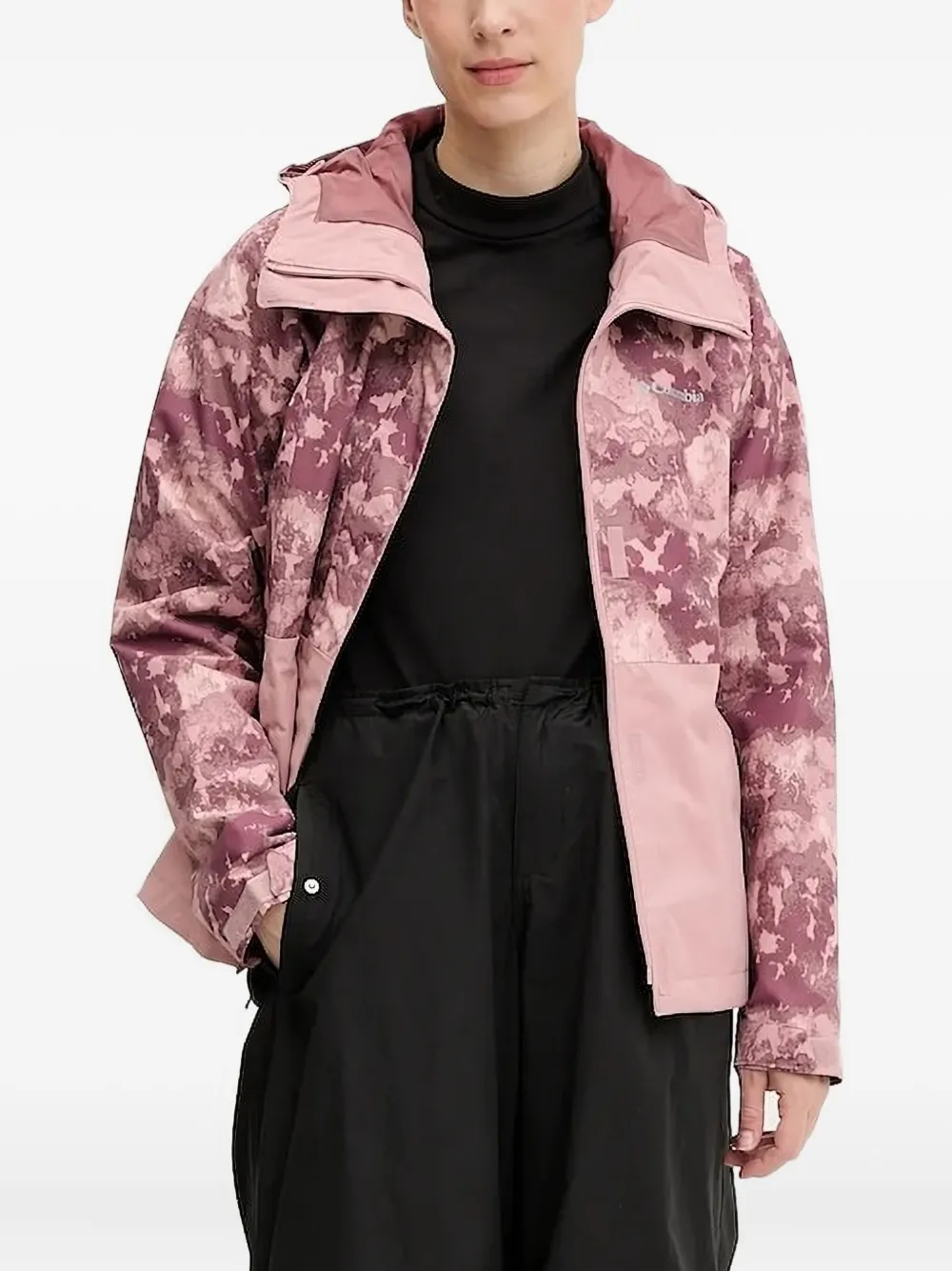Спортивная куртка Hikebound с капюшоном и камуфляжным принтом Columbia, розовый 
Спортивная куртка Hikebound с капюшоном и камуфляжным принтом Columbia, розовый