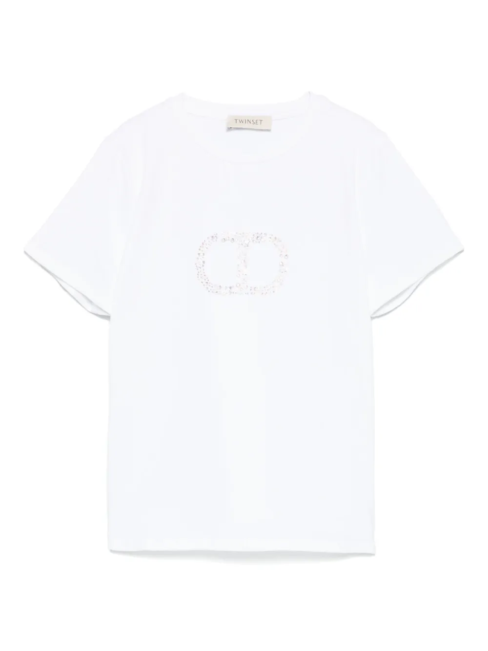 Футболка Oval T со стразами TWINSET Kids, белый
Футболка Oval T со стразами TWINSET Kids, белый