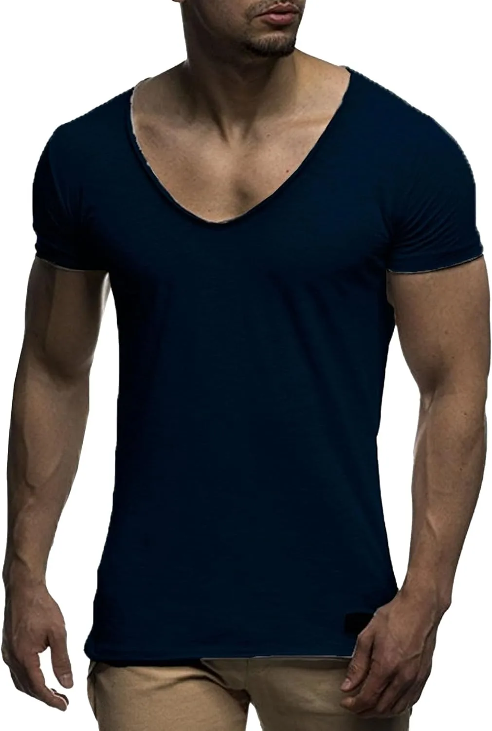 Мужская футболка Deep V Neck Stretch Muscle для фитнеса PHJTOMK
Мужская футболка Deep V Neck Stretch Muscle для фитнеса PHJTOMK