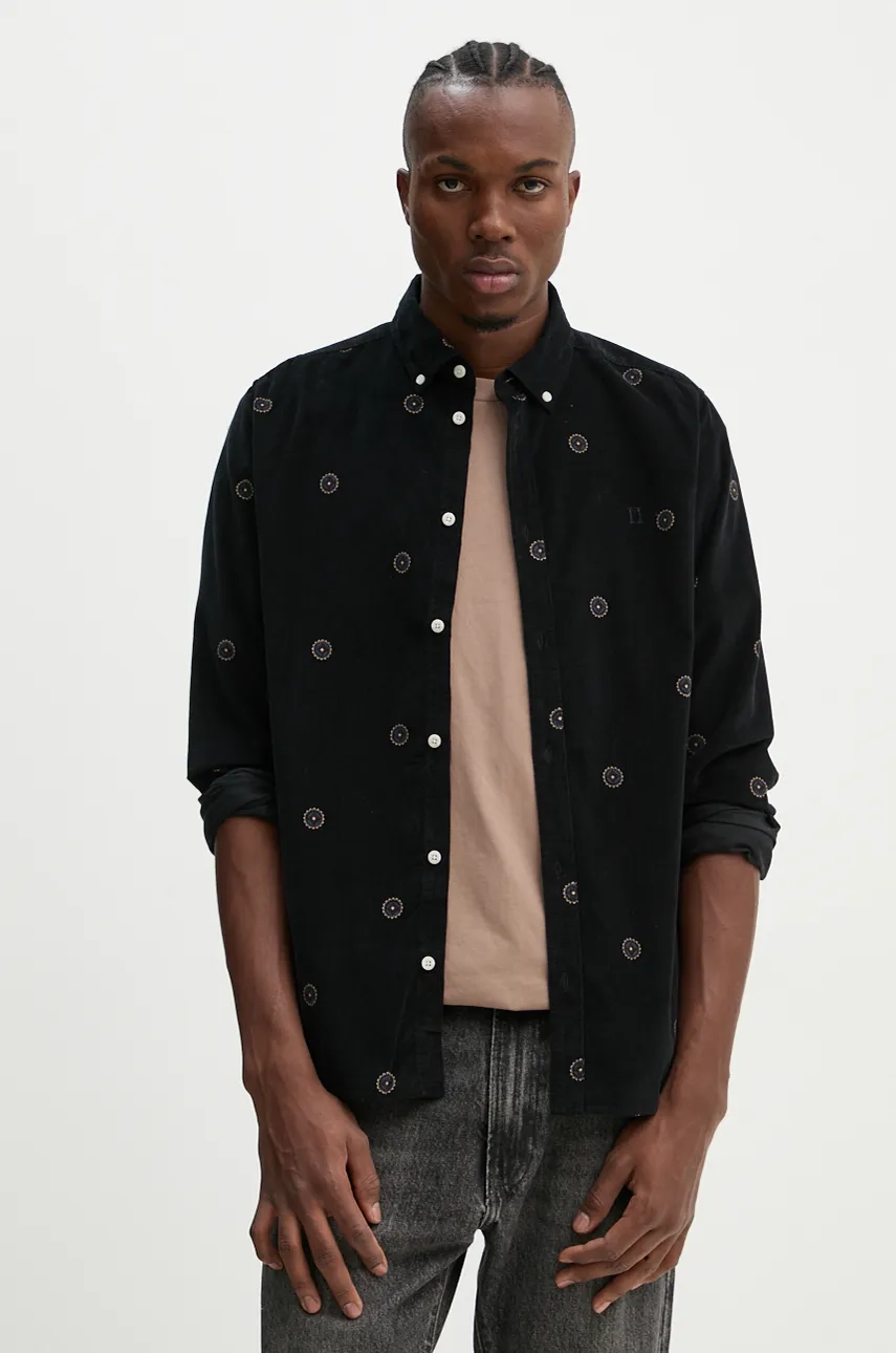 Хлопковая рубашка Les Deux, черный 
Хлопковая рубашка Les Deux, черный