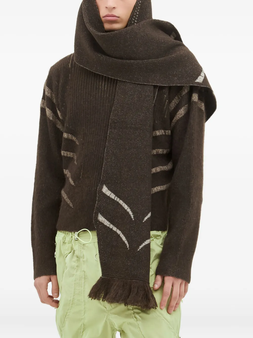 Жаккардовый джемпер Charlie Constantinou, коричневый
Жаккардовый джемпер Charlie Constantinou, коричневый