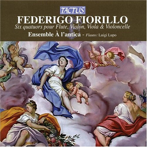 CD диск Fiorillo / Ensemble a L'Antica / Lupo: Six Quartets for Flute Violin & Viola & Cello
CD диск Fiorillo / Ensemble a L'Antica / Lupo: Six Quartets for Flute Violin & Viola & Cello