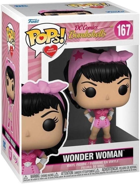 Фигурка Funko Pop! Heroes: Breast Cancer Awareness - Bombshell Wonder Woman
Фигурка Funko Pop! Heroes: Breast Cancer Awareness - Bombshell Wonder Woman