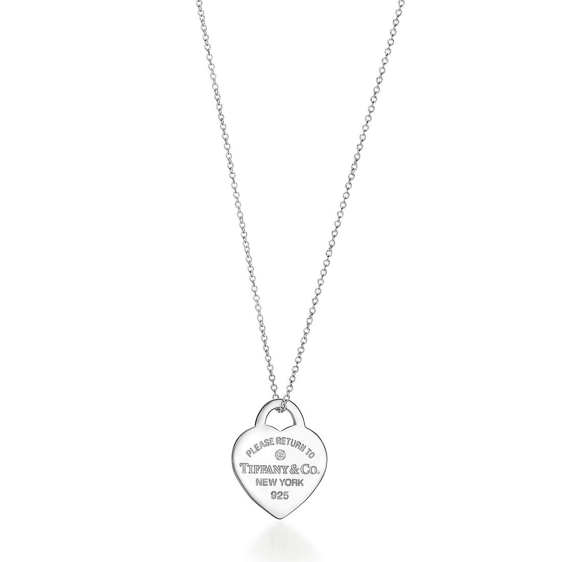 Подвеска Tiffany & Co. Return to Tiffany Heart Tag, серебро/бриллиант
Подвеска Tiffany & Co. Return to Tiffany Heart Tag, серебро/бриллиант