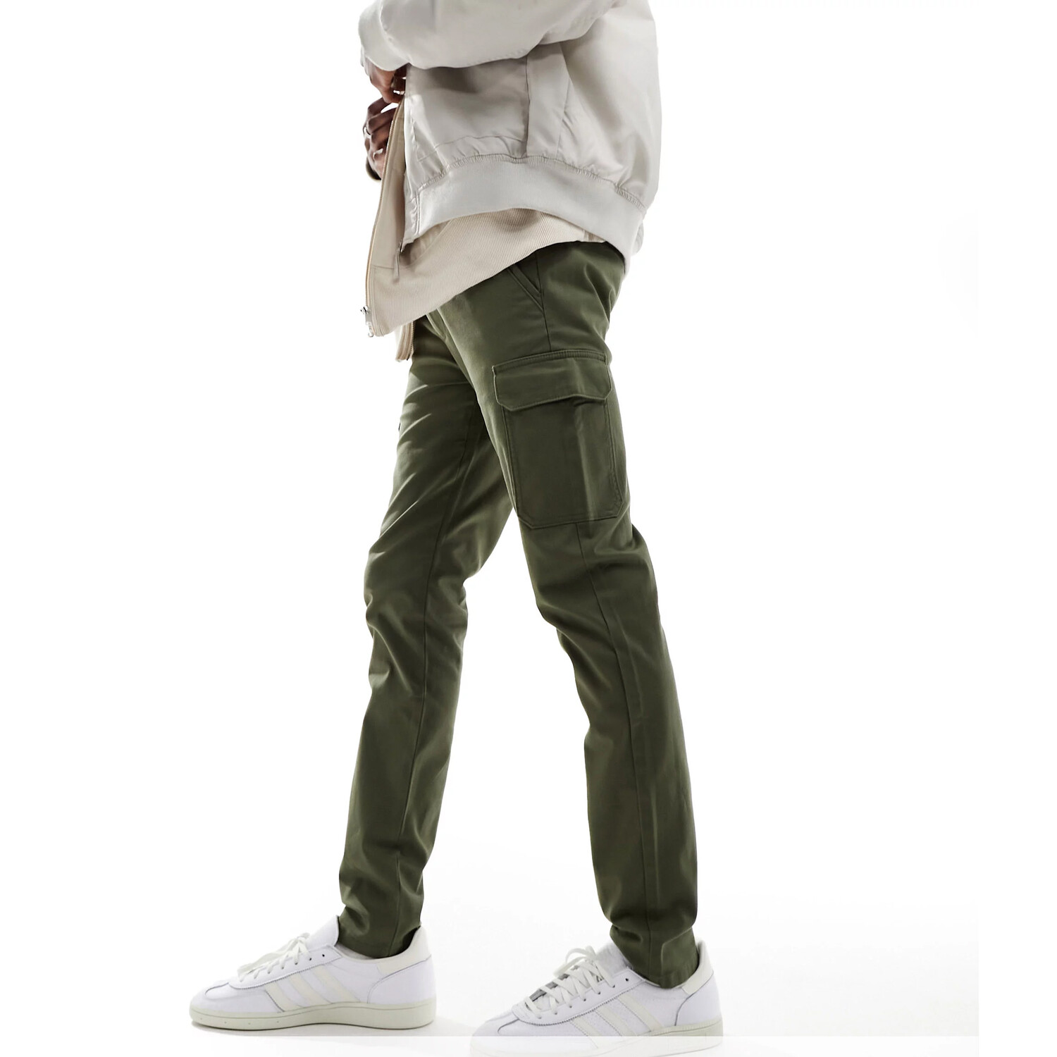Брюки Asos Design Skinny Cargo, хаки
Брюки Asos Design Skinny Cargo, хаки