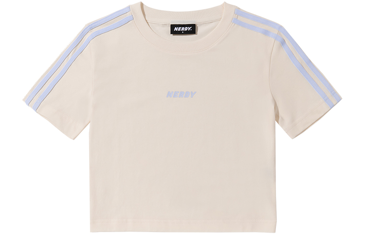 Nerdy Женский топ кроп кремовый
Nerdy Женский топ кроп кремовый