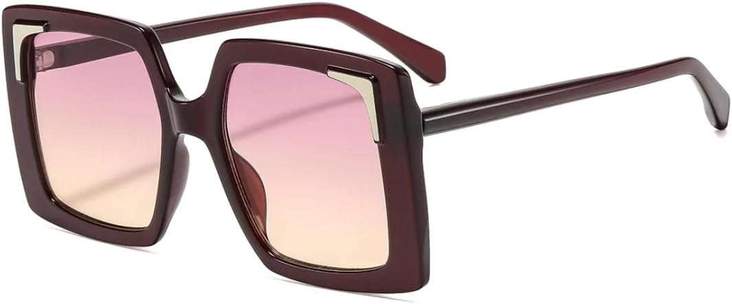 Ретро-солнцезащитные очки с градиентной оправой для женщин, индивидуальный дизайн оправы, модные и универсальные мужские очки с защитой от УФ-излучения UV400 SZVVBKK, Red Purple Yellow
Ретро-солнцезащитные очки с градиентной оправой для женщин, индивидуальный дизайн оправы, модные и универсальные мужские очки с защитой от УФ-излучения UV400 SZVVBKK, Red Purple Yellow