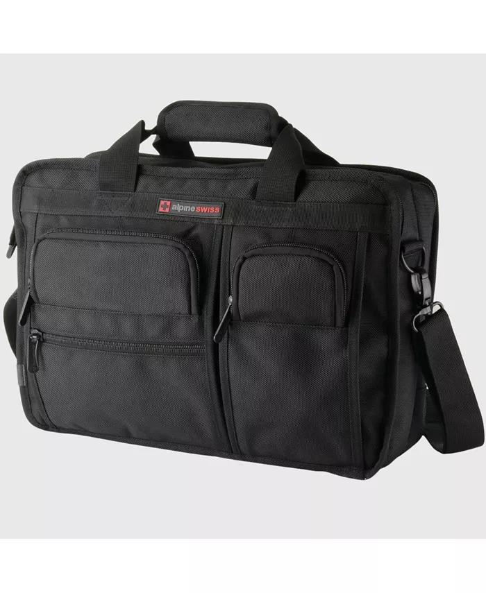 Сумка-портфель Conrad для ноутбука 15.6 дюймов с отделением для планшета Alpine Swiss, черный
Сумка-портфель Conrad для ноутбука 15.6 дюймов с отделением для планшета Alpine Swiss, черный