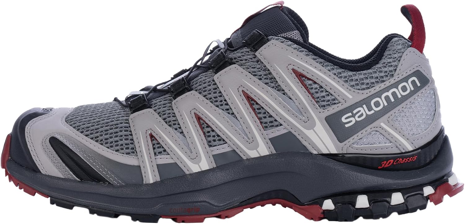 Кроссовки для трейлраннинга Salomon Men's XA PRO 3D, Monument/Ebony/Red Dahlia
Кроссовки для трейлраннинга Salomon Men's XA PRO 3D, Monument/Ebony/Red Dahlia