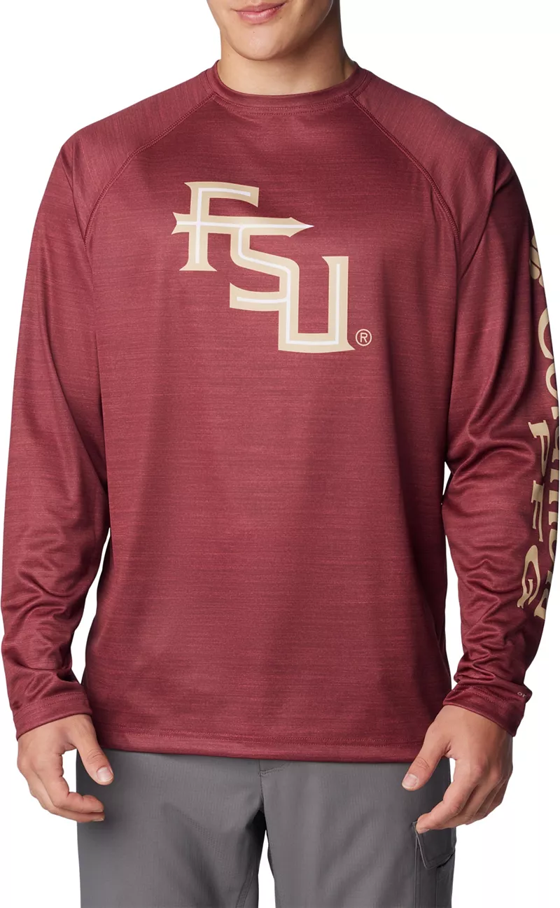 Мужская футболка с длинными рукавами Columbia State Seminoles Garnet Heathered Terminal Tackle
Мужская футболка с длинными рукавами Columbia State Seminoles Garnet Heathered Terminal Tackle