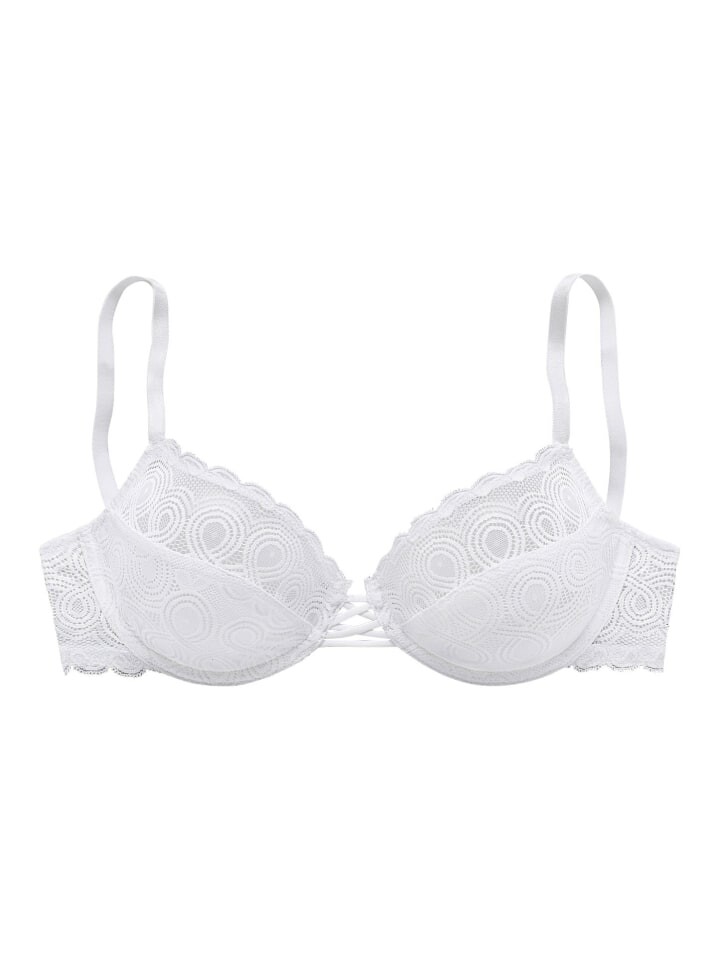Бюстгальтер на косточках LASCANA, белый
Бюстгальтер на косточках LASCANA, белый