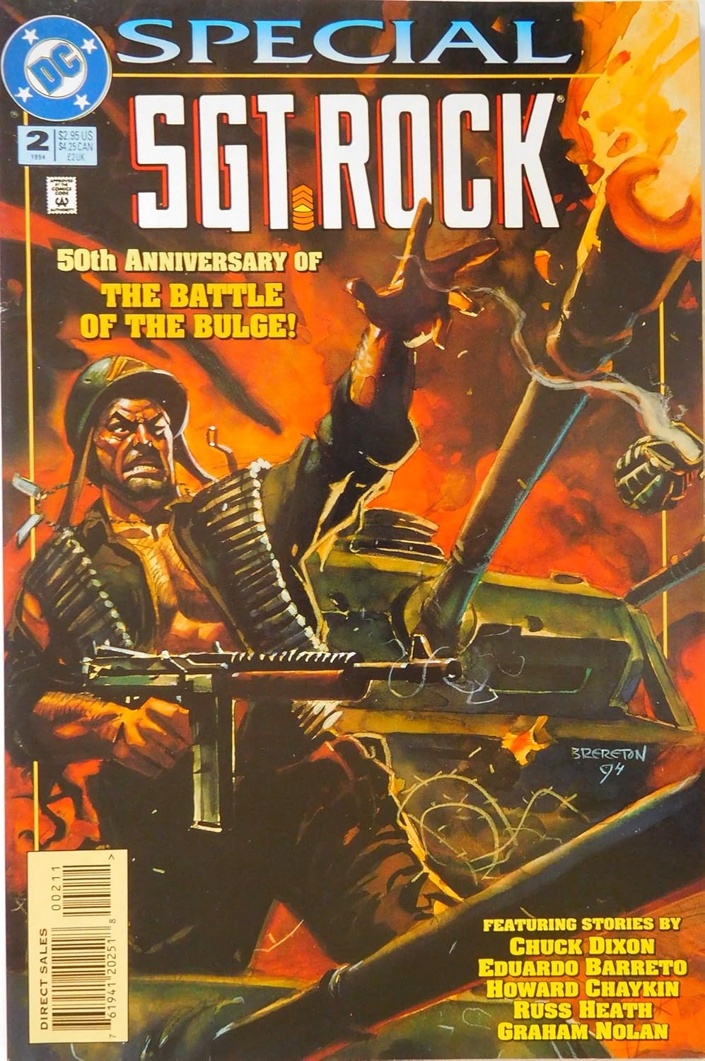 Sgt Rock Special #2 "50th Anniversary of the Battle of the Bulge!" (DC Comics)
Sgt Rock Special #2 "50th Anniversary of the Battle of the Bulge!" (DC Comics)