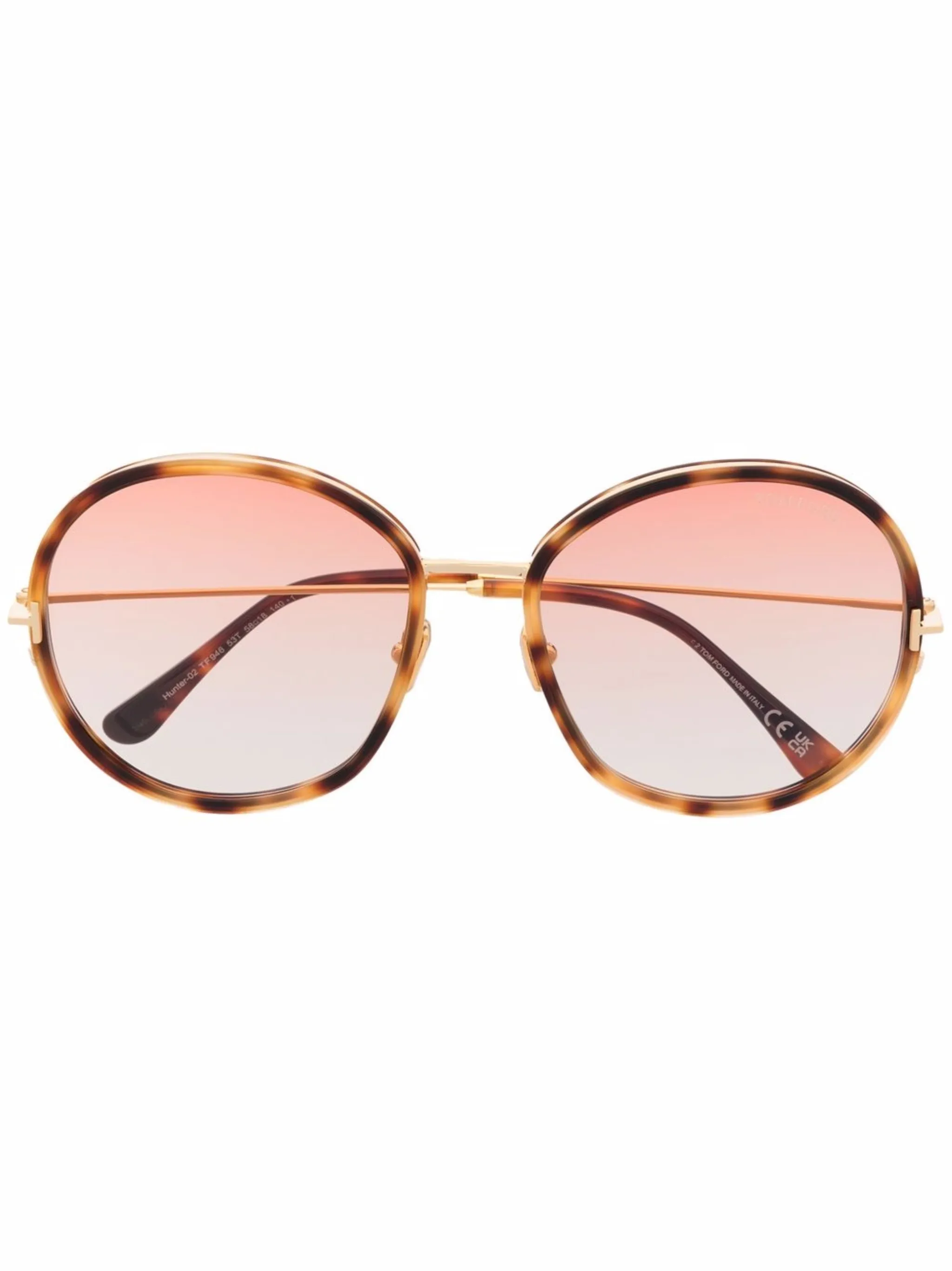 Солнцезащитные очки в круглой оправе Tom Ford Eyewear, коричневый
Солнцезащитные очки в круглой оправе Tom Ford Eyewear, коричневый