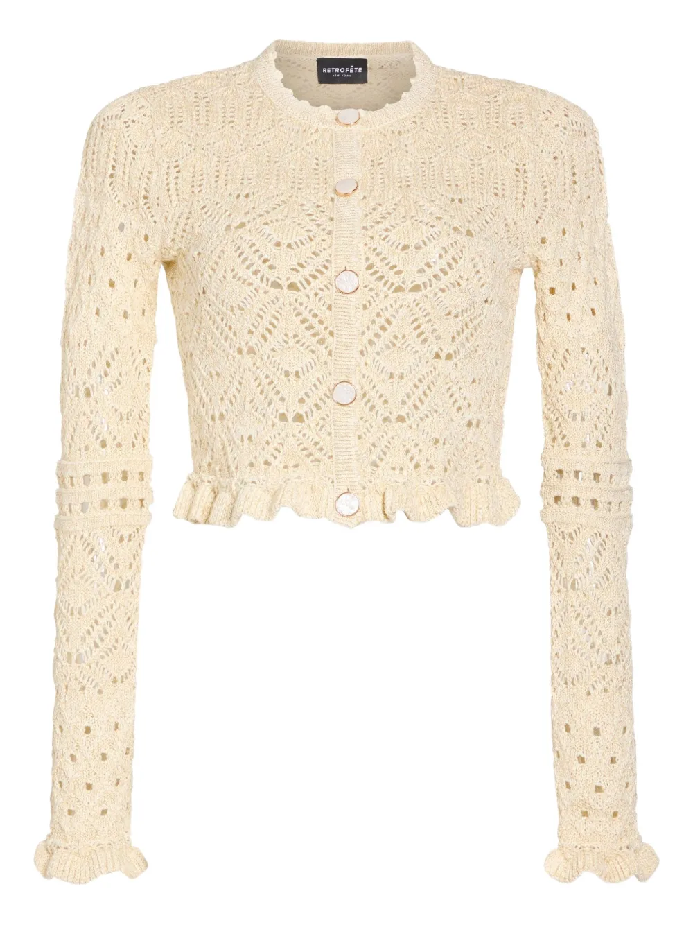 Кардиган крючком Джулиана Retrofete, нейтральный
Кардиган крючком Джулиана Retrofete, нейтральный
