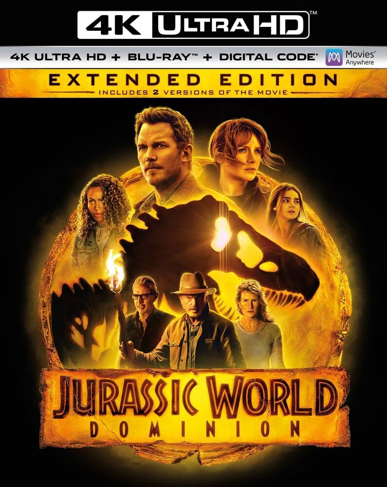 Диск 4K UHD Jurassic World Dominion
Диск 4K UHD Jurassic World Dominion