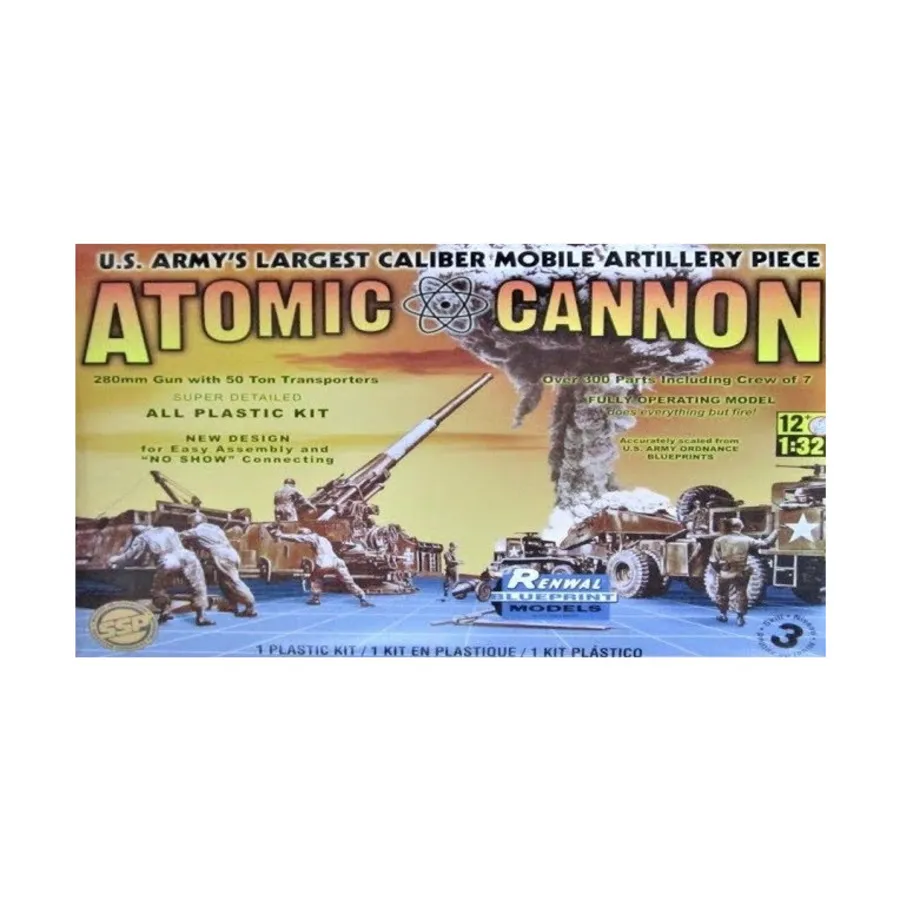 Атомная пушка, Model Kits (1:32) (Revell)
Атомная пушка, Model Kits (1:32) (Revell)
