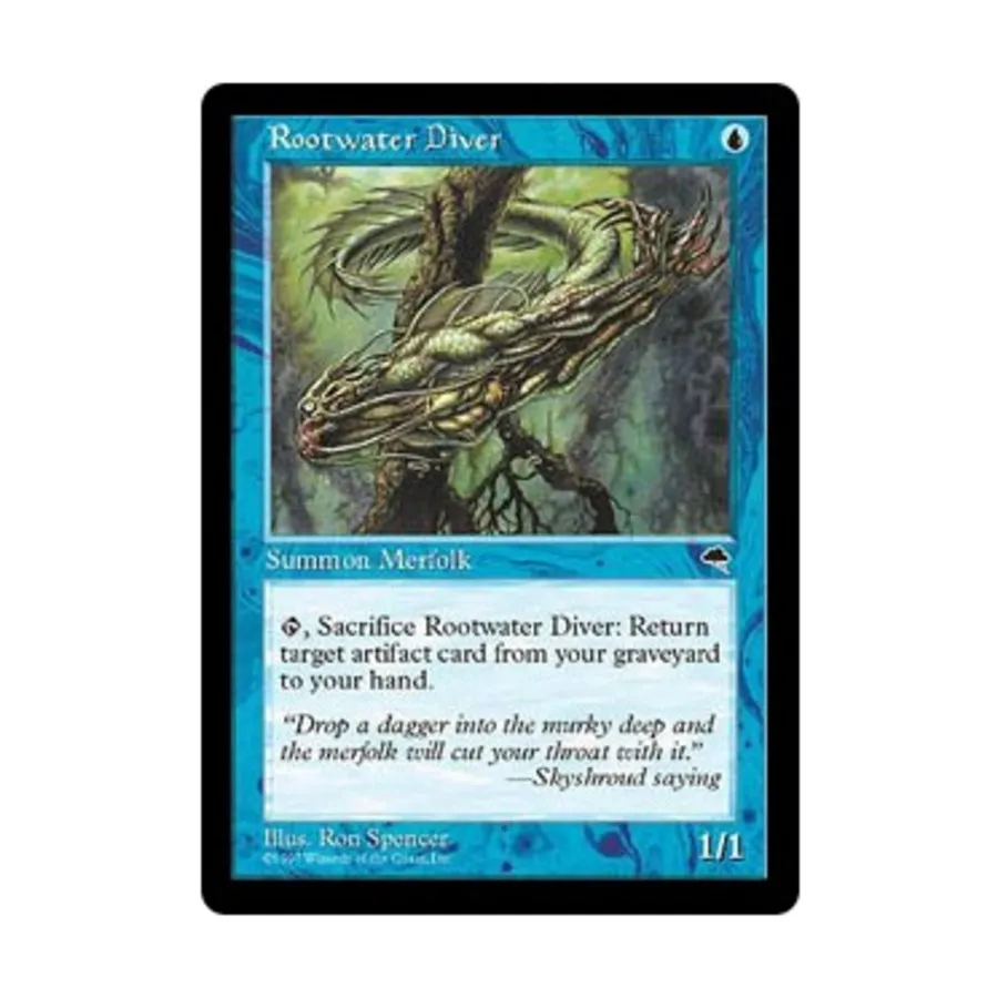 CCG Дайвер с корневой водой (U), MTG - Tempest
CCG Дайвер с корневой водой (U), MTG - Tempest