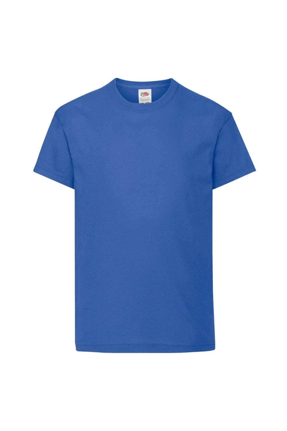 Оригинальная футболка с коротким рукавом Fruit of the Loom, синий
Оригинальная футболка с коротким рукавом Fruit of the Loom, синий