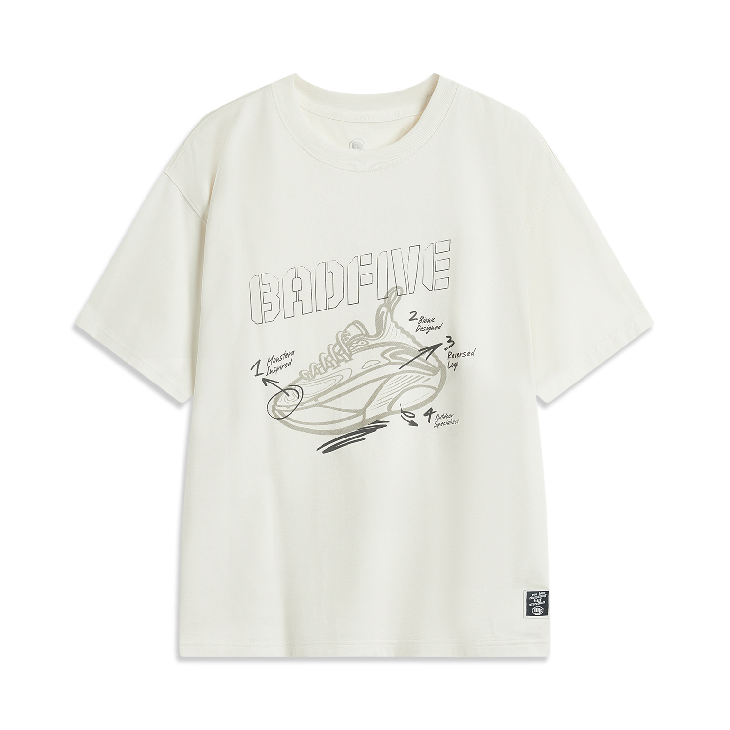 LINING Футболка BadFive мужская ecru, Бежевый, LINING Футболка BadFive мужская ecru
LINING Футболка BadFive мужская ecru, Бежевый, LINING Футболка BadFive мужская ecru
