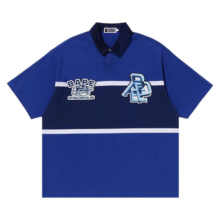 Поло BAPE Color Blocking Oversized Rugby Polo, Blue
Поло BAPE Color Blocking Oversized Rugby Polo, Blue