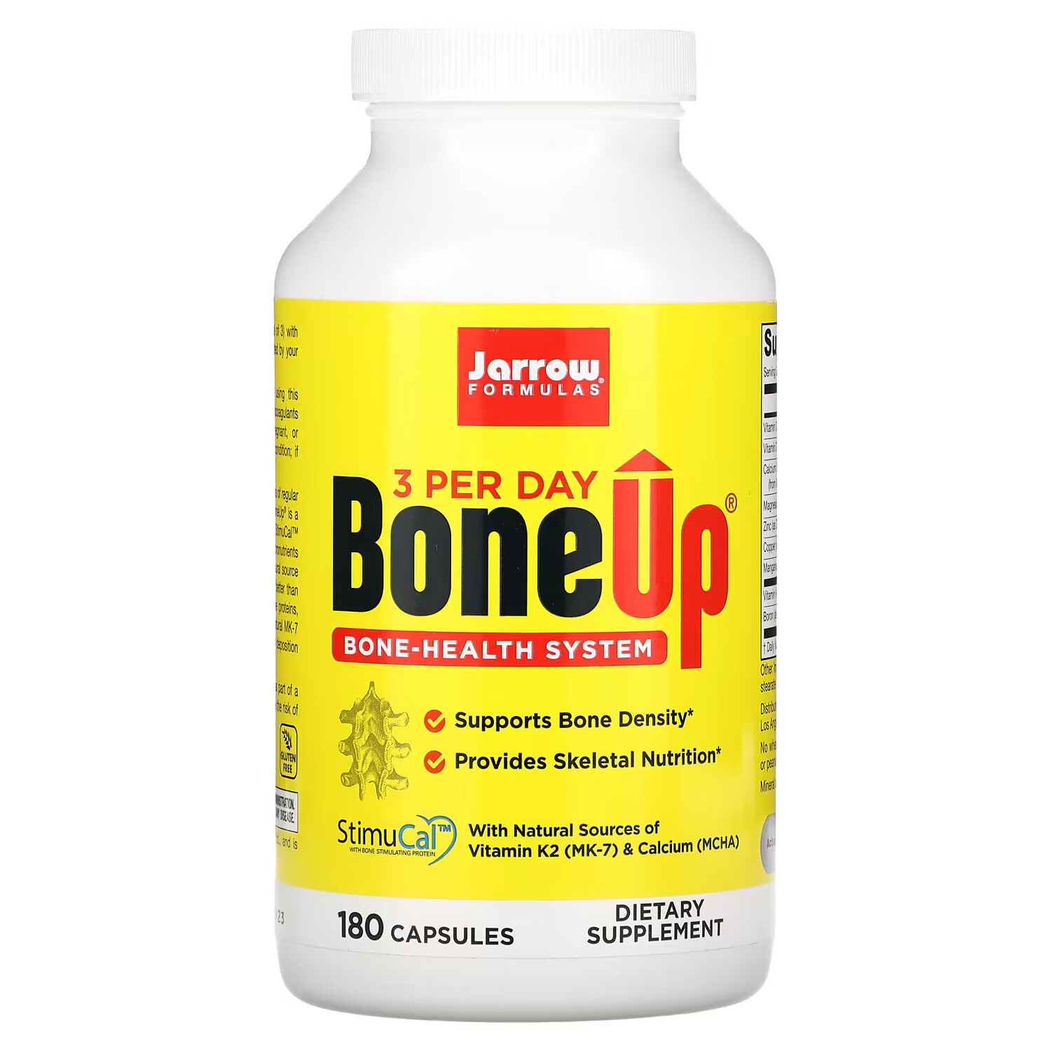 Jarrow Formulas, Bone-Up, 180 капсул
Jarrow Formulas, Bone-Up, 180 капсул