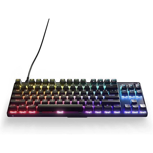 Проводная игровая клавиатура SteelSeries Apex 9 TKL, OptiPoint Switch, черный
Проводная игровая клавиатура SteelSeries Apex 9 TKL, OptiPoint Switch, черный