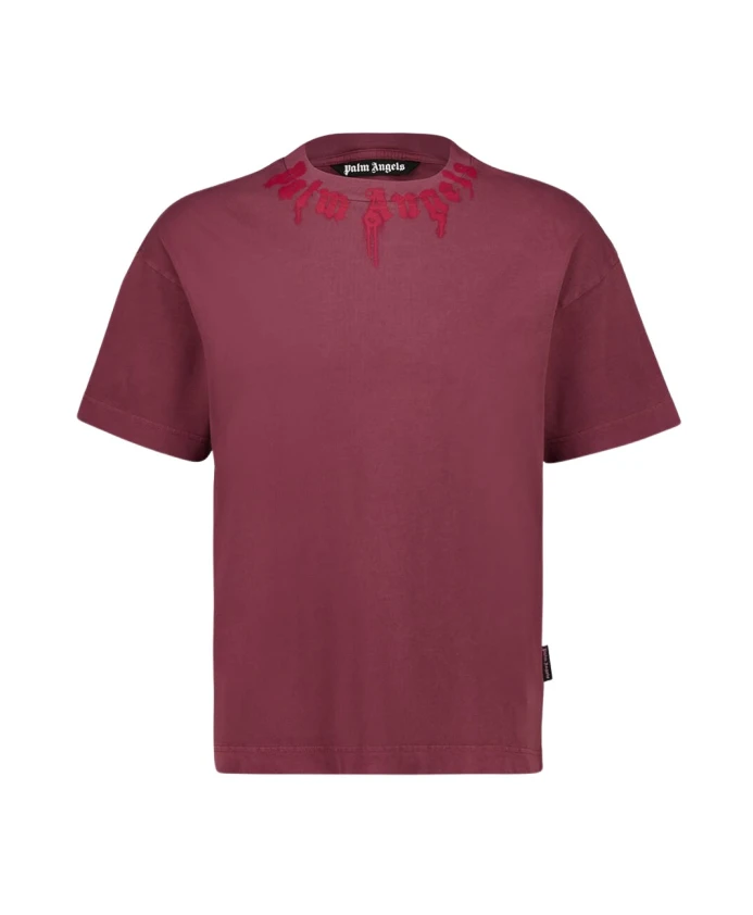 Обычная футболка с логотипом на воротнике Palm Angels, коричневый
Обычная футболка с логотипом на воротнике Palm Angels, коричневый