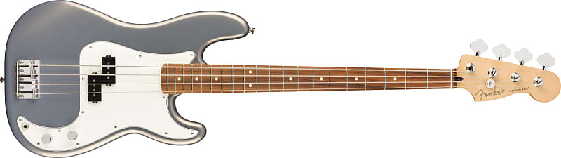 Fender Player Precision Bass, гриф Pau Ferro, серебристый — MX21269719
Fender Player Precision Bass, гриф Pau Ferro, серебристый — MX21269719