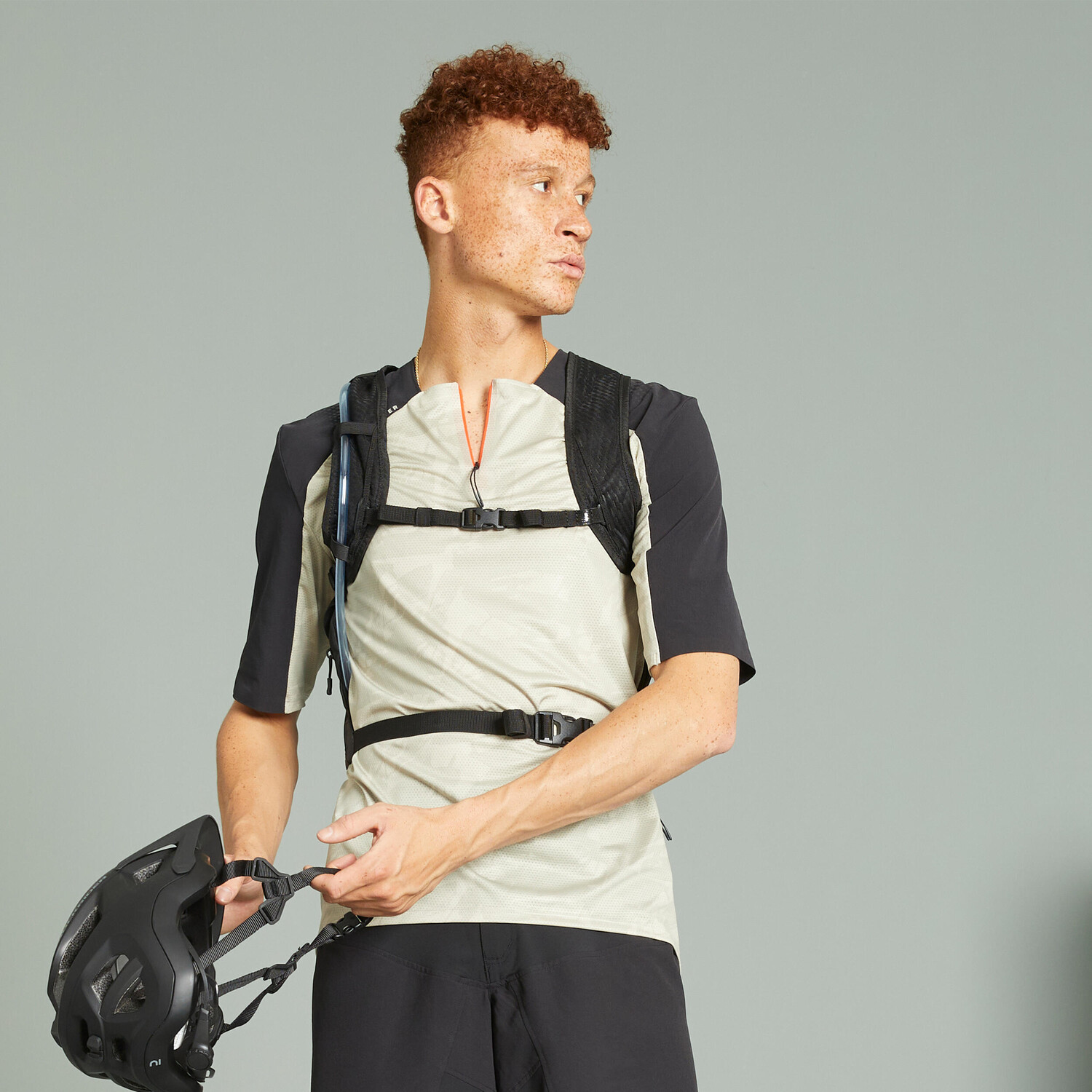 Футболка c короткими рукавами для горного велоспорта EXPL 500