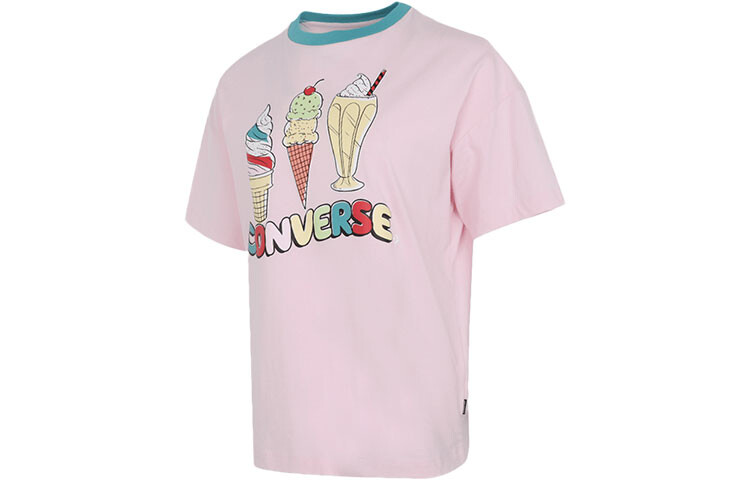 Спортивная футболка с принтом мороженого женская розовая Converse
Спортивная футболка с принтом мороженого женская розовая Converse