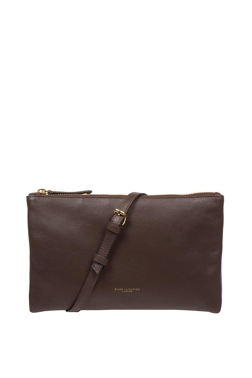 Сумка через плечо 'Any' из кожи наппа Pure Luxuries London, коричневый
Сумка через плечо 'Any' из кожи наппа Pure Luxuries London, коричневый