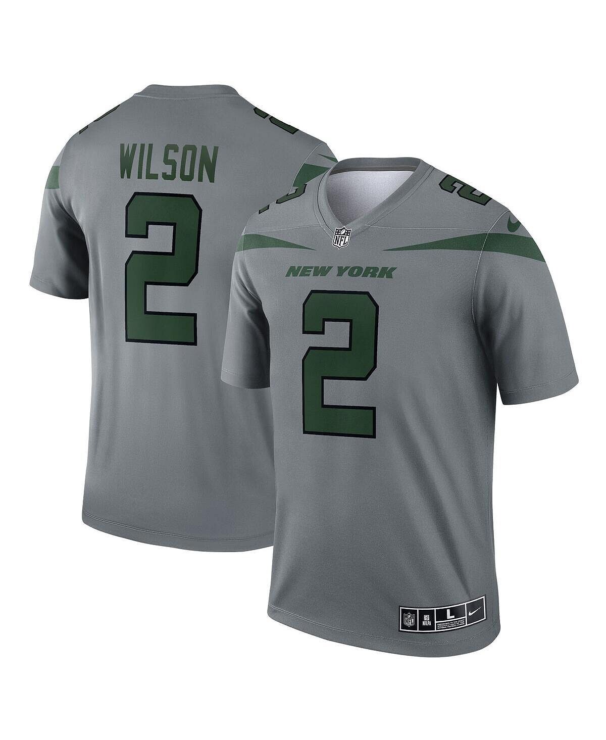 Мужская футболка zach wilson grey new york jets с перевернутой легендой Nike, серый
Мужская футболка zach wilson grey new york jets с перевернутой легендой Nike, серый