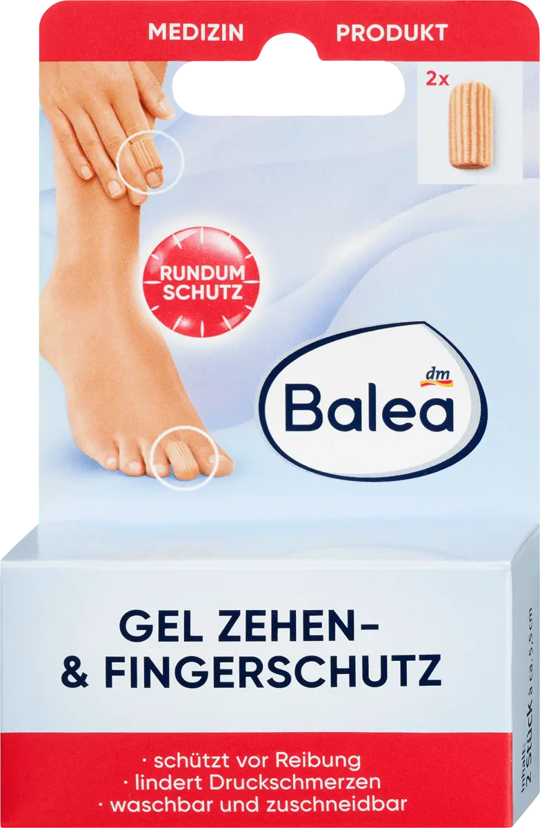 Гелевый носок и усилитель Защита пальцев 2 шт. Balea
Гелевый носок и усилитель Защита пальцев 2 шт. Balea