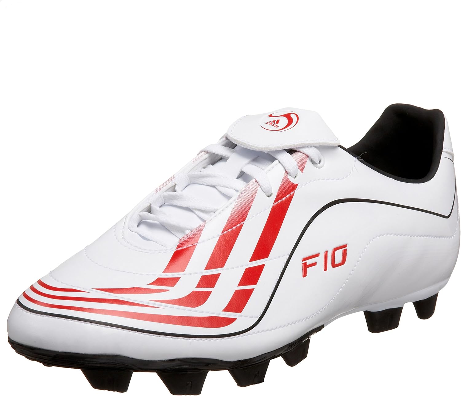 Футбольные бутсы Adidas Men's F10-9 TRX для твердого грунта, белый/красный/черный
Футбольные бутсы Adidas Men's F10-9 TRX для твердого грунта, белый/красный/черный