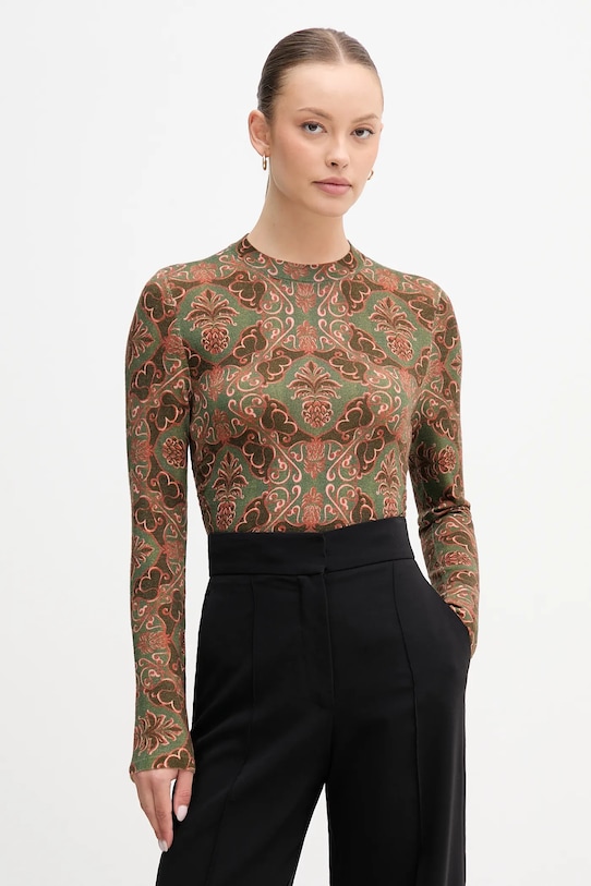 Шерстяной свитер x farm rio Barbour, коричневый
Шерстяной свитер x farm rio Barbour, коричневый