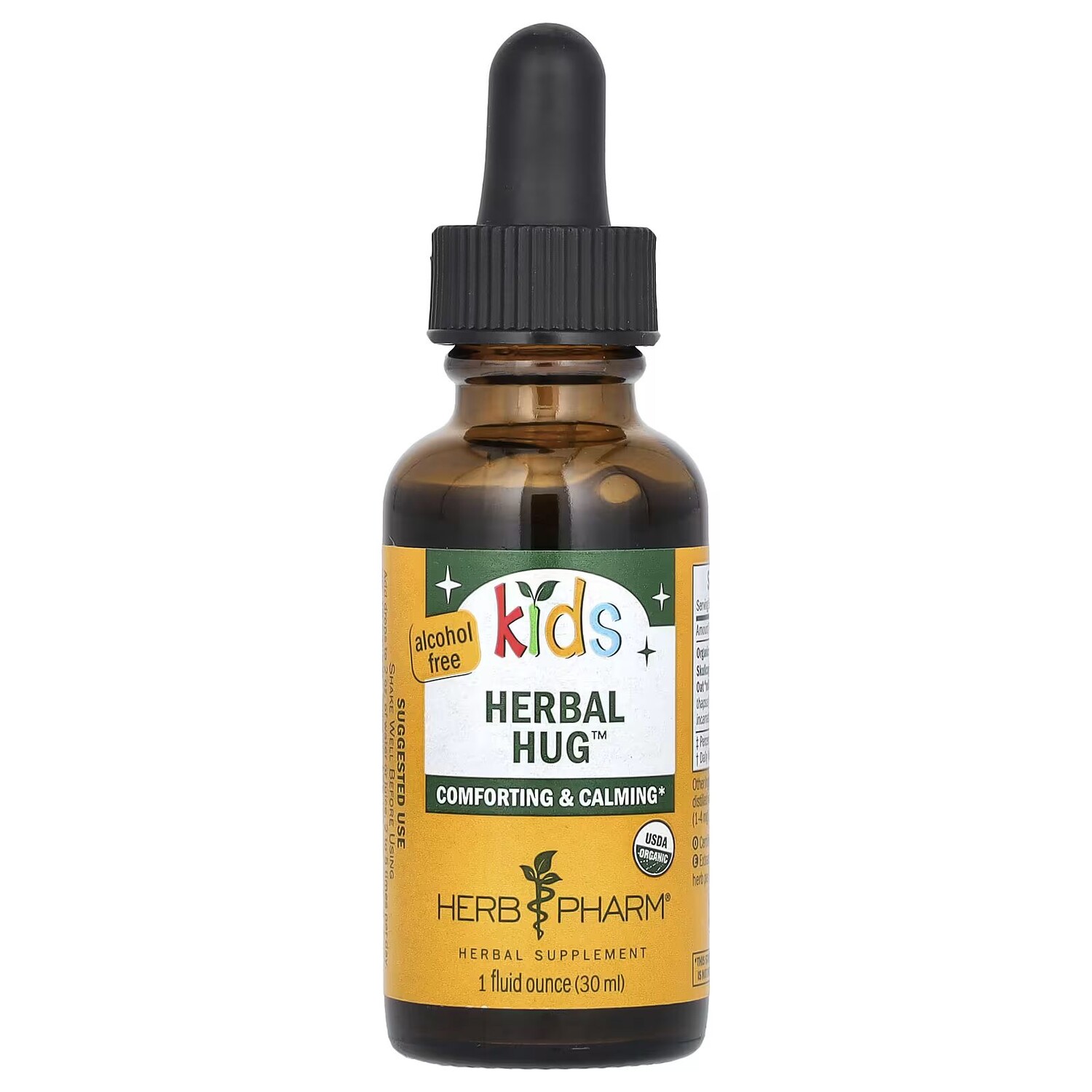 Kids, Herbal Hug, без спирта, 1 жидкая унция (30 мл) Herb Pharm
Kids, Herbal Hug, без спирта, 1 жидкая унция (30 мл) Herb Pharm
