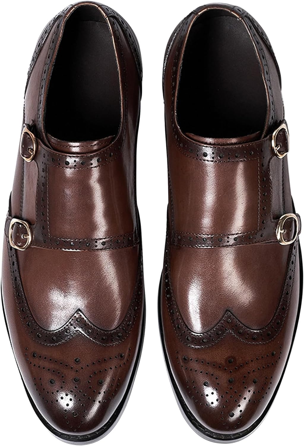 Мужские лоферы Santimon, формальные туфли из натуральной кожи с носком типа «вингтип» и ремешком-монком, бизнес-кэжуал, для выпускного, свадьбы, костюма. Удобные модные смокинговые туфли для мужчин, коричневый
Мужские лоферы Santimon, формальные туфли из натуральной кожи с носком типа «вингтип» и ремешком-монком, бизнес-кэжуал, для выпускного, свадьбы, костюма. Удобные модные смокинговые туфли для мужчин, коричневый