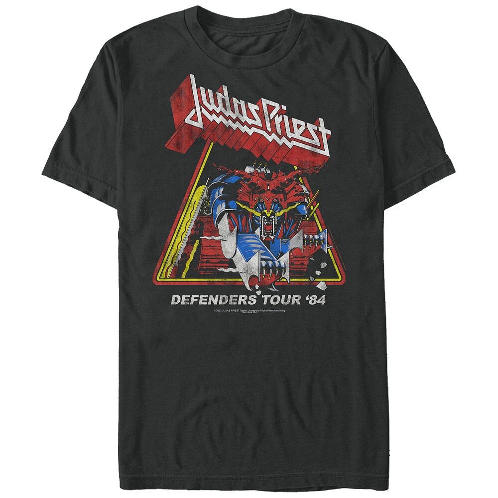 Мужская футболка Judas Priest Defenders Tour 84 с графическим рисунком Licensed Character, черный 
Мужская футболка Judas Priest Defenders Tour 84 с графическим рисунком Licensed Character, черный