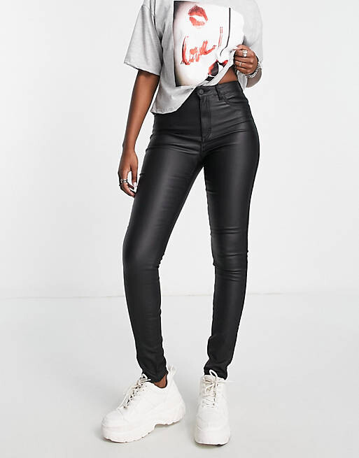 Черные джинсы скинни с покрытием Only Royal
Черные джинсы скинни с покрытием Only Royal