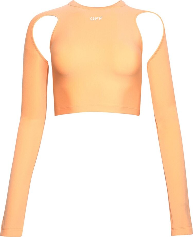 Лонгслив Off-White Sleek Long-Sleeve Crop Top 'Peach Orange', оранжевый
Лонгслив Off-White Sleek Long-Sleeve Crop Top 'Peach Orange', оранжевый