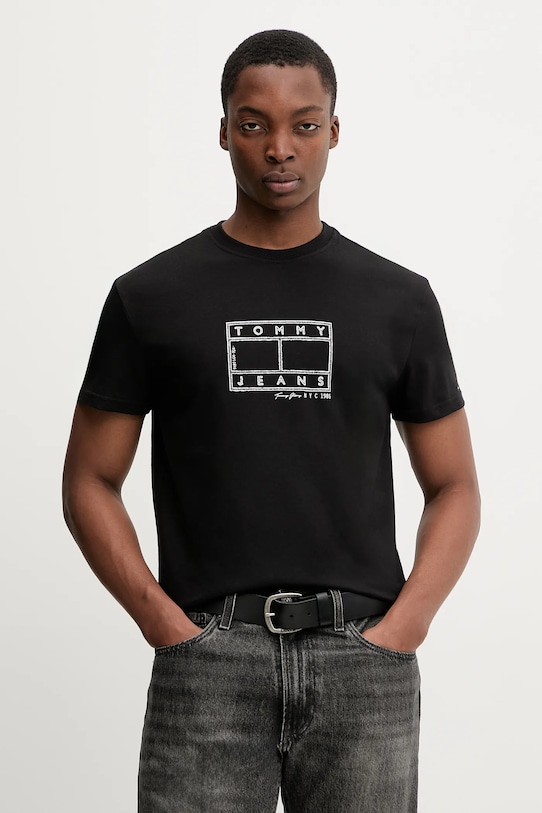 Хлопковая футболка Tommy Jeans, черный
Хлопковая футболка Tommy Jeans, черный