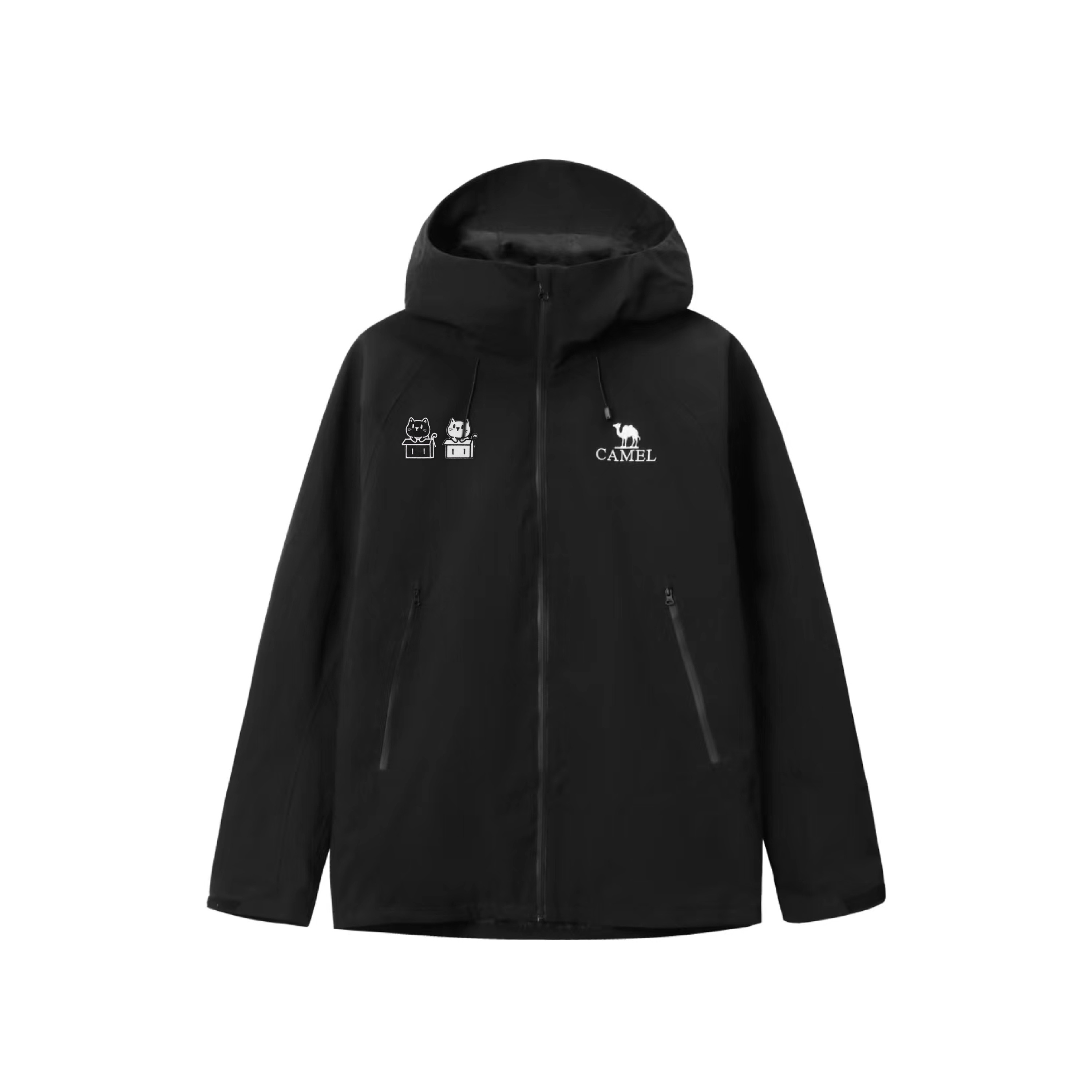 CAMEL Ветровка All weather Unisex Phantom Black с капюшоном
CAMEL Ветровка All weather Unisex Phantom Black с капюшоном
