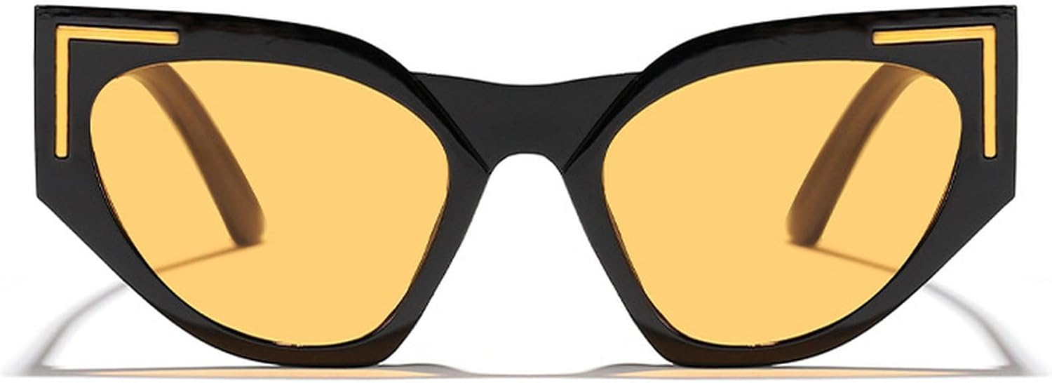 Винтажные солнцезащитные очки «кошачий глаз» для женщин, модные очки с нерегулярным градиентом, роскошные женские солнцезащитные очки с леопардовым принтом mincl, Black Yellow
Винтажные солнцезащитные очки «кошачий глаз» для женщин, модные очки с нерегулярным градиентом, роскошные женские солнцезащитные очки с леопардовым принтом mincl, Black Yellow