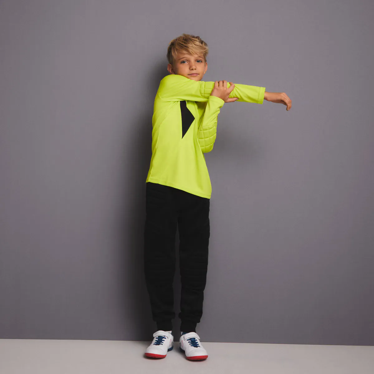 Длинные футбольные вратарские штаны мальчика-бумеранга Boomerang, чёрный
Длинные футбольные вратарские штаны мальчика-бумеранга Boomerang, чёрный