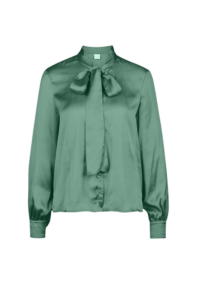 Атласная блузка с бантом Madeleine, зеленый
Атласная блузка с бантом Madeleine, зеленый