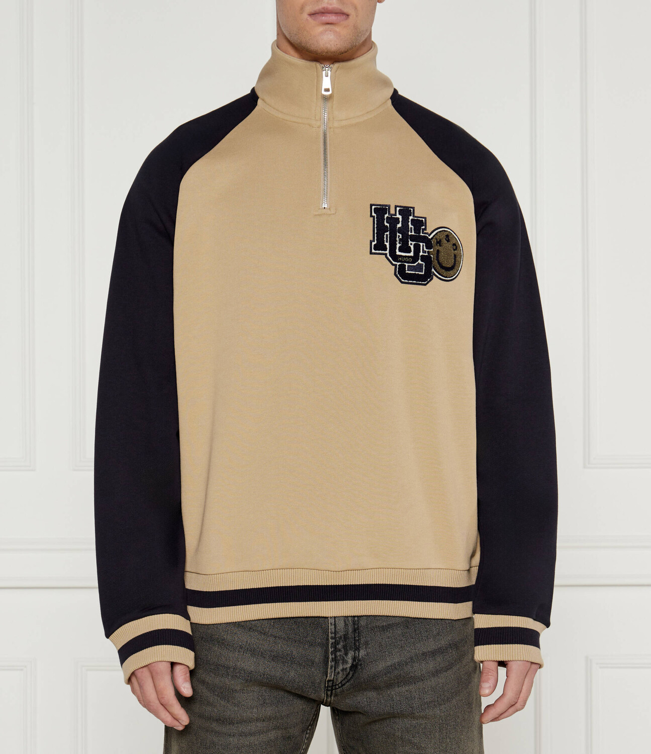 Толстовка Hugo Blue Nakimero Loose fit, бежевый
Толстовка Hugo Blue Nakimero Loose fit, бежевый
