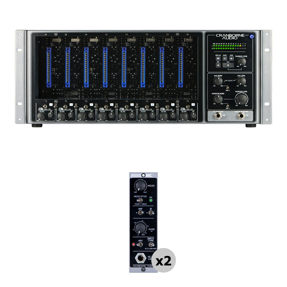 Аудиоинтерфейс Cranborne Audio 500R8 USB Audio Interface and 8-Slot 500-Series
Аудиоинтерфейс Cranborne Audio 500R8 USB Audio Interface and 8-Slot 500-Series